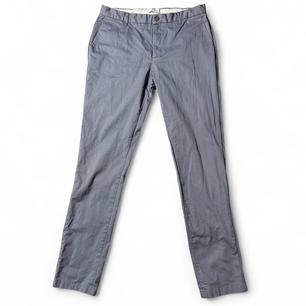 Spoke Sharps Build B Chino Pants Mens Size 35x36 Gray Stretch Flat Front